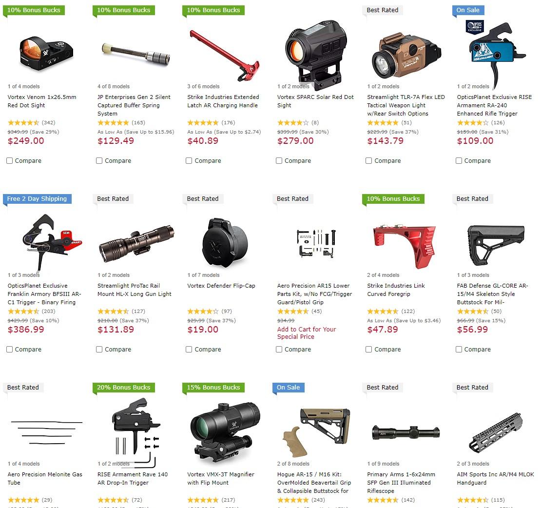 15 OFF Select Customer Favorites With Coupon Code "CUFA" gun.deals
